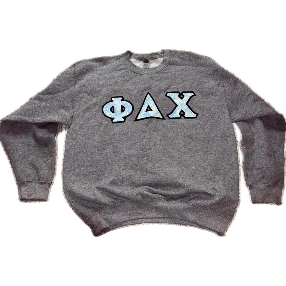 Phi Lambda Chi Greek Lettered Sweatshirt Size L